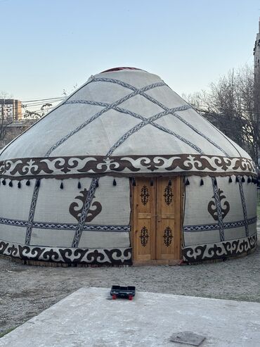 Аренда юрт: Аренда юрты, Каркас Деревянный, 75 баш, Посуда, Самовар, С полом — 24