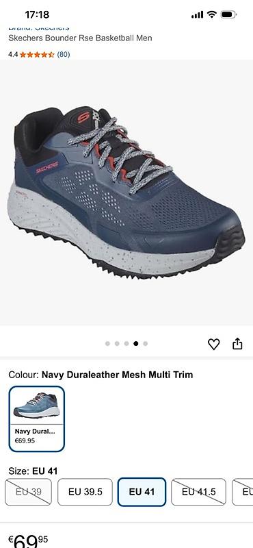 Skechers Bounder Rse Basketball Men idman ayaqqabısı - Rəng: Navy
