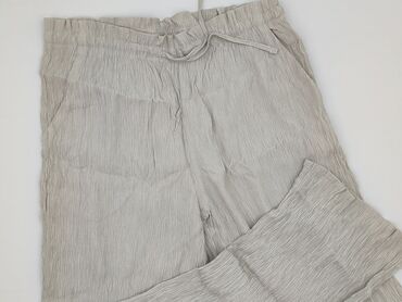 woskowane spodnie orsay: Material trousers for women, size XL (EU 42)