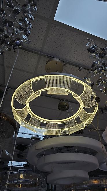 smart light: Подвесной светильник-кольцо с LED-подсветкой - Дизайн: современное — 1