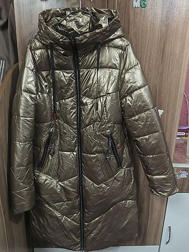 Пальто: Пальто, XL, цвет - Золотой — 1