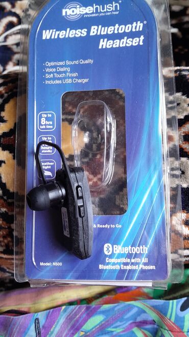 NoiseHush Wireless Bluetooth Headset – Model N500 Xüsusiyyətlər: -
