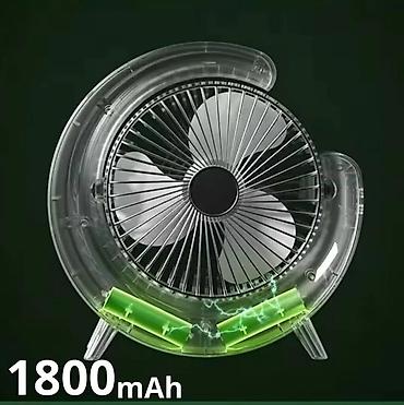 mini usb ventilator: LED işıqlı masaüstü sərinkeş S14 . ❄️ Sərinlik artıq bir zəng qədər — 3