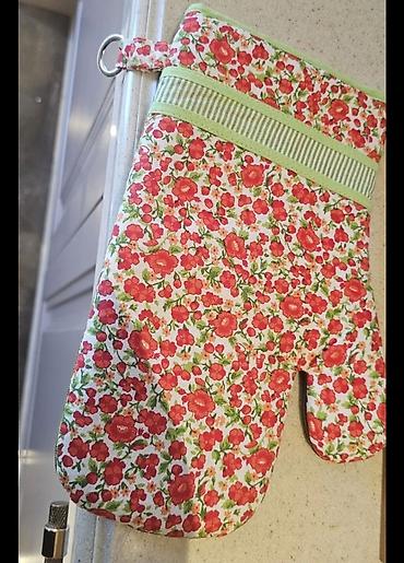 elcin: Mətbəx dəsti – apron, soba əlcəyi və isti boşqab altlığı,tezedi — 4