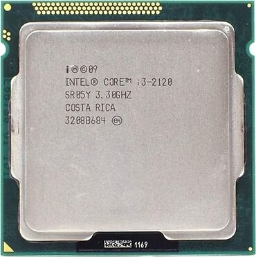 exv 34: Prosessor Intel Core i3 2120, 3-4 GHz, İşlənmiş
