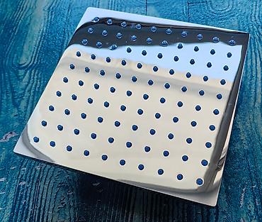 dus basligi: Kvadrat duş başlığı 17x17 sm, latun (metal), xrom və kvadrat borusu 33 — 1