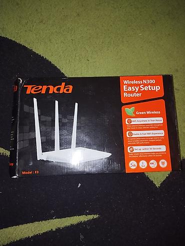 hp laserjet pro: Tenda F3 Wireless N300 Router Xüsusiyyətlər: - Sürət: 2.4 GHz — 4