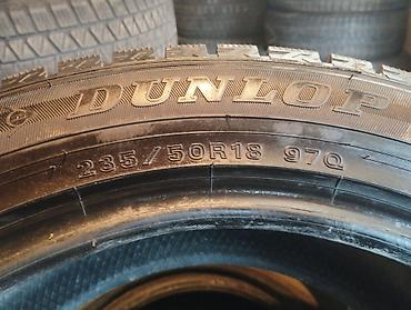 diska 14: Шины 235 / 50 / R 18, Зима, Б/у, Комплект, Легковые, Япония, Dunlop — 4