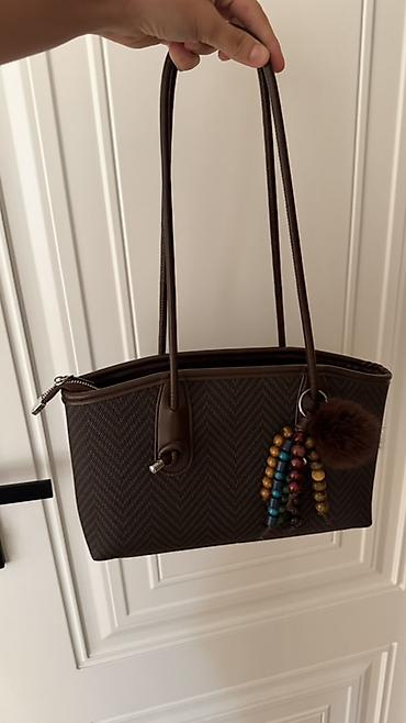 louis vuitton çanta: Qəhvəyi qadın çiyin çantası — 3