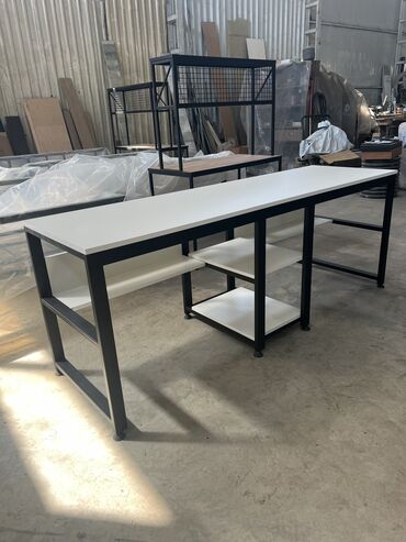 Masalar: Kompüter masası, Yeni, Açılmayan, Metal, Dördbucaq masa — 8