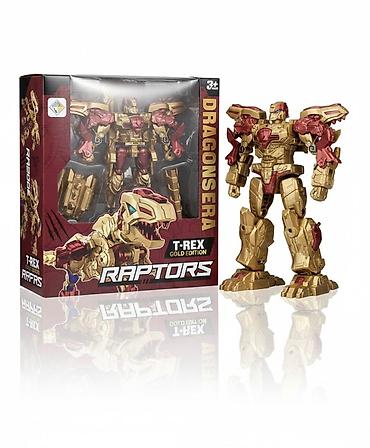igrushki barbi: Игрушка-трансформер DRAGONSERA RAPTORS T-REX (Gold Edition) - Серия — 1