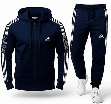 Muški komplet trenerke – gornji deo sa kapuljačom i donji deo jogger