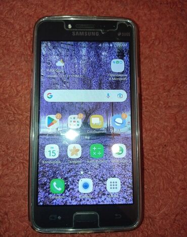 Samsung: Samsung Galaxy J2 Prime, Б/у, цвет - Серебристый, 2 SIM