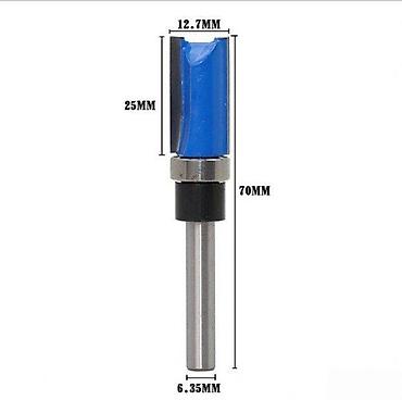 monofazni motor za cirkular: DVOPERO KOPIR PRIHVAT 6.35MM I NOZEVI24MM | Dvopero ravno glodalo sa — 2