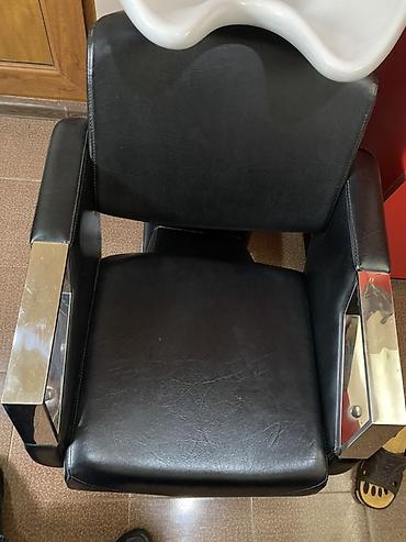 Salon, tibbi mebel: Salon üçün saç yuma kreslosu və keramikaa lavabosu dəsti. - Kreslo — 2