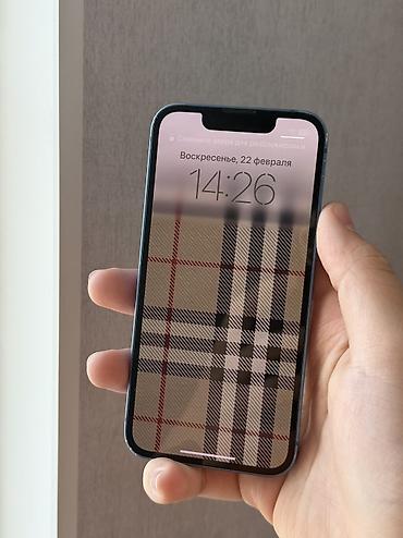 Apple iPhone: IPhone 13 mini, Б/у, 256 ГБ, Синий, 74 % — 2