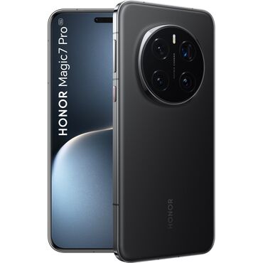 Honor: Honor Magic 7 Pro, 512 GB, rəng - Qara, Zəmanət, Sensor, Barmaq izi