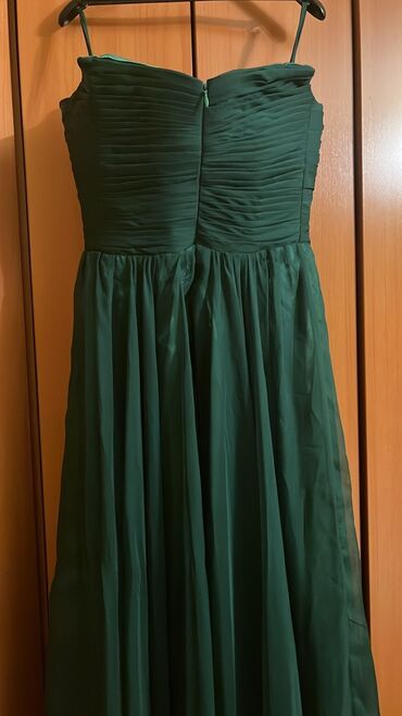 Haljine: M, bоја - Maslinasto zelena, Večernji, maturski, Top (bez rukava) — 2