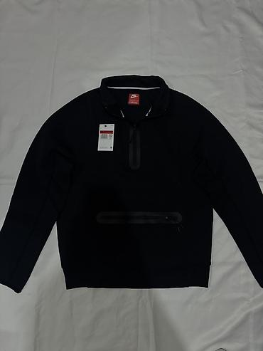 nike tech flecee: Мужская толстовка, L, Nike, Новый, цвет - Черный, Самовывоз — 1