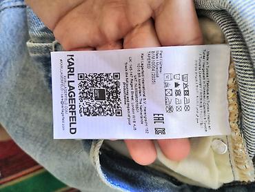 "Karl Lagerfeld Jeans"brendinin cinsi. Yenidi geyinilmiyib.Ölçü