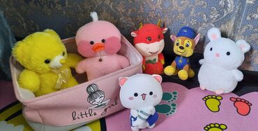 бязь постельное белье от производителя: Мягкие игрушки с корзиной-хранилищем Состав набора: - Плюшевый