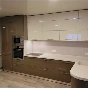 Sifarişlə mətbəx mebeli: Sifarişlə mətbəx dəsti, Özü çəkən petlələr, DSP, Kredit yoxdur, Ödənişli çatdırılma — 17