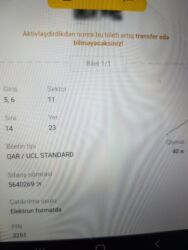 Маски, очки: Garabag vs Chelsea oyununa bilet satilir.Fikiri citdi olanlar narahat