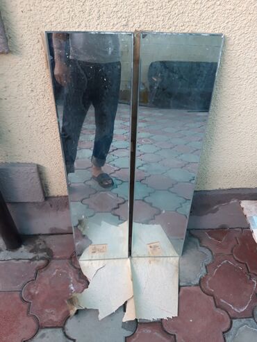 зеркало ванную: Продаю 2 зеркала советские размеры 25×100 1200 сом за 2 штуки