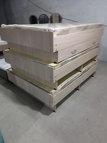 Двуспальные кровати: Двуспальная кровать, Новый, С матрасом, длина - 190 см — 3