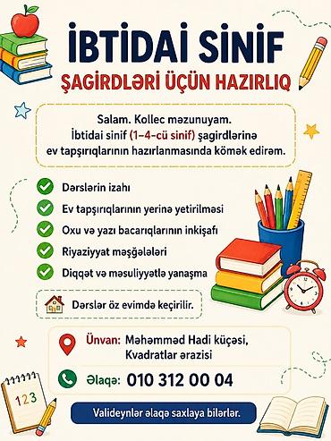ereb azerbaycan tercume: Məktəbəqədər və ibtidai sinif hazırlığı, Azərbaycan dili, Fərdi — 1