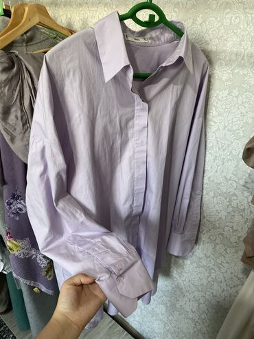 рубашка батник: Фиолетовая Рубашка Mango
Размер S (оверсайз, пойдет и на M,L