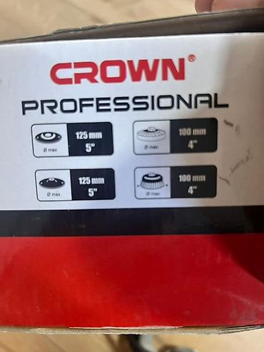 Инструменты: Углошлифовальная машина (болгарка) CROWN Professional CR81802 Оргинал🔥 — 2