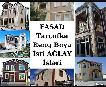 Fasad işləri – tarçofka, rəng boya və isti ağlay tətbiqi. Xidmətlər lalafo.az -da Fasad işləri – tarçofka, rəng boya və isti ağlay tətbiqi. Xidmətlər