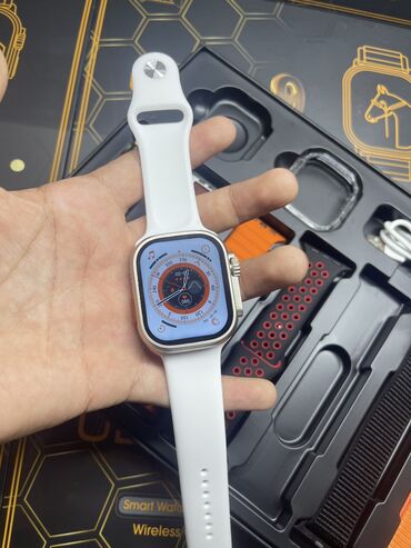 чехол для удостоверения: Applewatch 8 ultra + 7 ремешок в наборе Подключается на ios/android