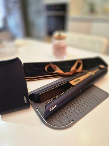 dyson air: Dyson Corrale saç ütüsü – Mis/qızılı detallı, tünd göy rəng. Təzə — 4