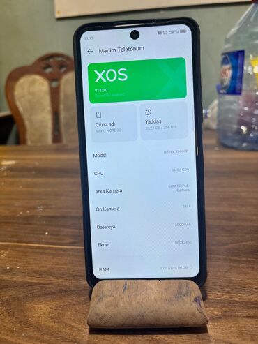 tap az telefonlar xacmaz: Infinix Note 30, 256 GB, rəng - Bənövşəyi, Düyməli, Face ID