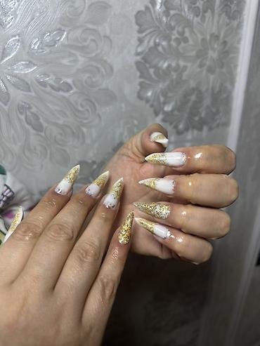 Manikür: Salam 🌸 Mən yeni fəaliyyətə başlamış dırnaq ustasıyam və təqdim — 1