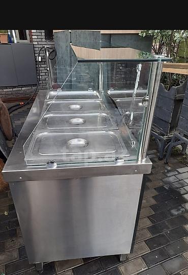 Оборудование для ресторанов, кафе: İsti yemək vitrini / bain-marie bufet masası - Material: paslanmayan — 2