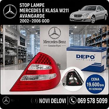 Stop svetla: TRECI ŠTOP MERCEDES E KLASA W211 02-09GOD | Treci stop mercedes e — 4