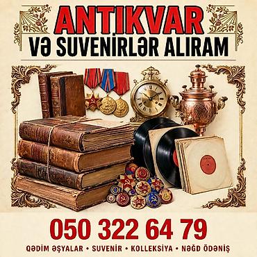 Книги и журналы: Antikvar əşyalar, suvenirlər və kitablar alıram — 1