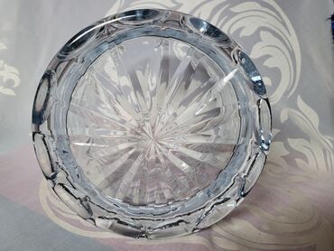 Činije: Bombonijera kristal,led kristal,rucni rad ceska 70te — 7