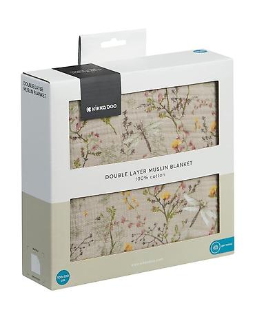 postamenti: KikkaBoo Dvoslojno baby ćebence od muslina 100x100 – Secret Garden — 1