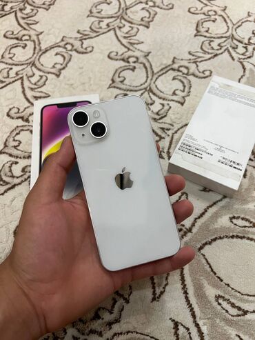 поко х3 цена бишкек 256 гб: IPhone 14, Б/у, 128 ГБ, Зарядное устройство, Коробка, 85 %