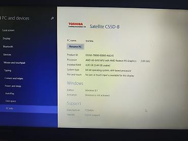 toshiba hard disk: Toshiba nodbuk satılır 2014 de alınıb az işdenib ter temizdir ne — 7
