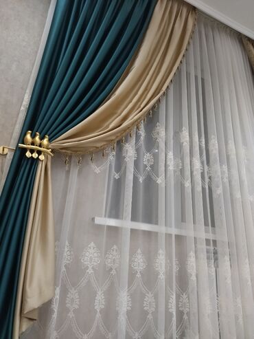 Шторы и занавески: Штора на заказ принимаем портьер и тюль и.д Дизайн индивидуальный — 3