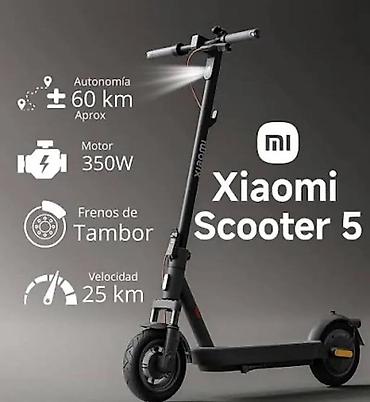 samakat tekeri: Xiaomi Scooter 5 elektrik skuter - Mühərrik gücü: 350W — sürətli və — 3