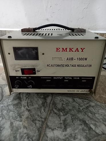 stabilzator: İşlənmiş, Ev üçün, 1 faza, Gərginliy stabilizatoru, 220 V, Ünvandan götürmə — 1