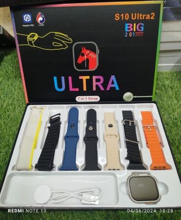 çaydan satışı: Yeni, Smart saat, Sensor ekran, rəng - Qara