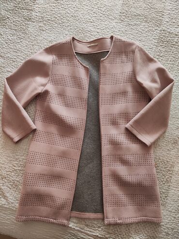muska jakna l: One size, Upotrebljenо, Bez postave, Jednobojni, bоја - Bež