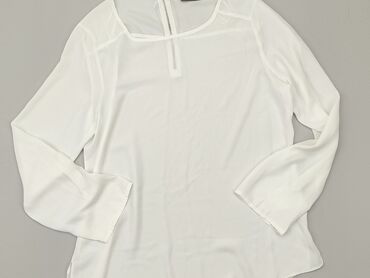 białe bluzki bawełniane z długim rękawem: Blouse, XS (EU 34), condition - Good